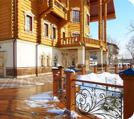  
Русский стиль в гостинице закрытого типа, для элитного отдыха в лучших традициях. 
 